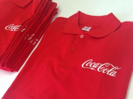 Вышивка Coca-Cola