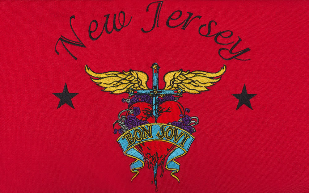 Вышивка "Bon Jovi" Вышивка "Bon Jovi"